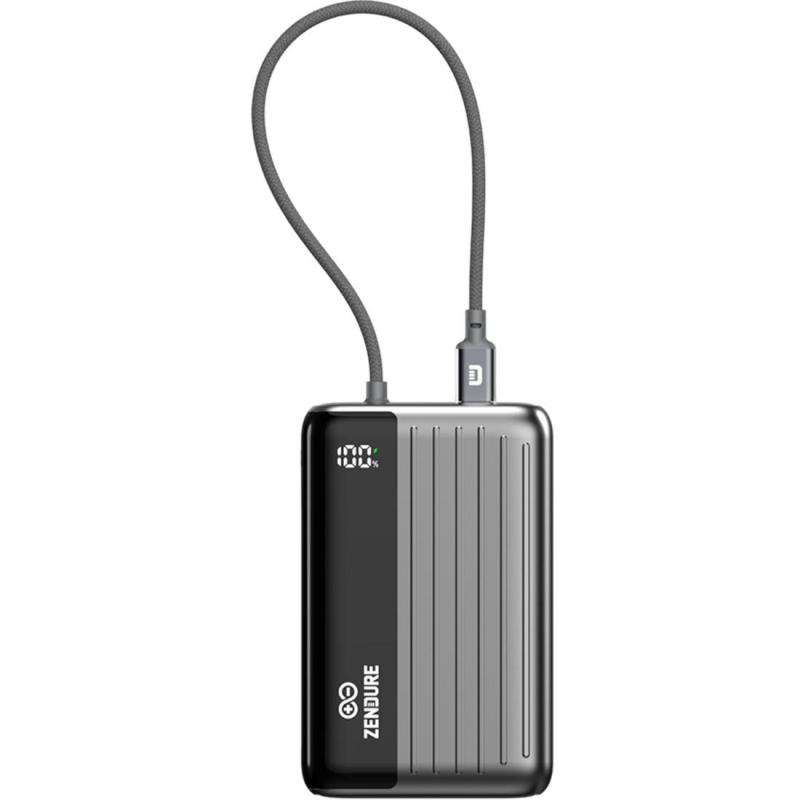 ZENDURE ZENDURE Supermini Hybrid Compact Power Bank Pd With built-in usb-c Cable And Dis 10000 mAh / Charge up to 2 Devices Simultaneously