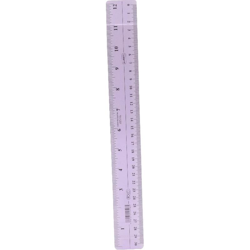 Roco Ruler, Pink, 12" (30 cm), Plastic/Flexi