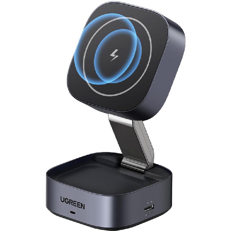 Ugreen 2-IN-1 Foldable Wireless Fast Charing Station | Smartphone Accessories | Chargers & Adapters