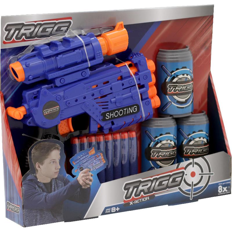 Trigg Quadrot Manual Soft Bullet Gun Play Weapons