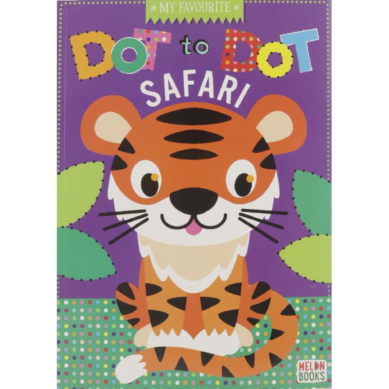 My Favourite: Dot to Dot Safari | Children Books | English Books | Children - Older (10 & Above) | Global Shipping | Children Dot To Dot (5 - 8)