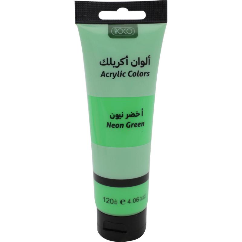Roco Neon Acrylic Color, Green