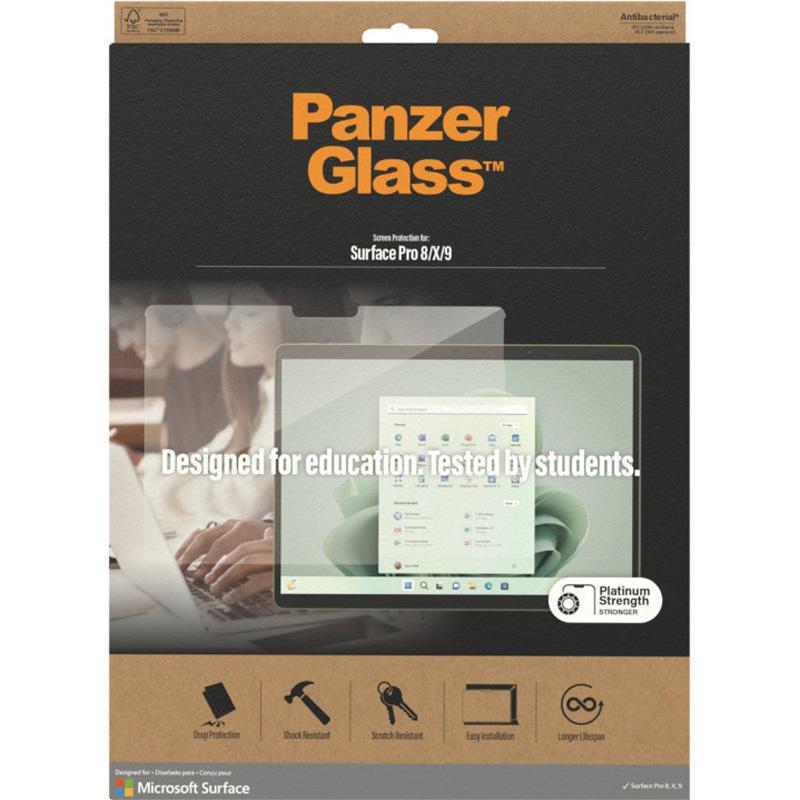 PanzerGlass Super+ Glass, EdgetoEdge Tablet Screen Protector for