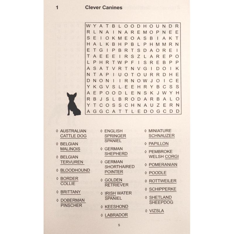 Dog Lovers Wordsearch - More than 100 Themed Puzzles about Our Canine Companions | الأطفال | الكتب الانجليزية | الشحن الدولي | كتب تركيب (بزل) لﻼطفال (3 - 5) | 5-1 كتب ماقبل المدرسة سن