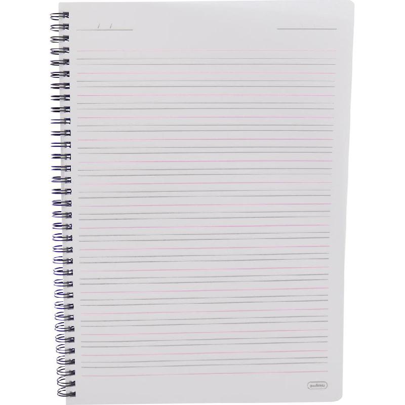 Roco Notebook, A4, 100 Sheets, Double Ruled (English), Blue