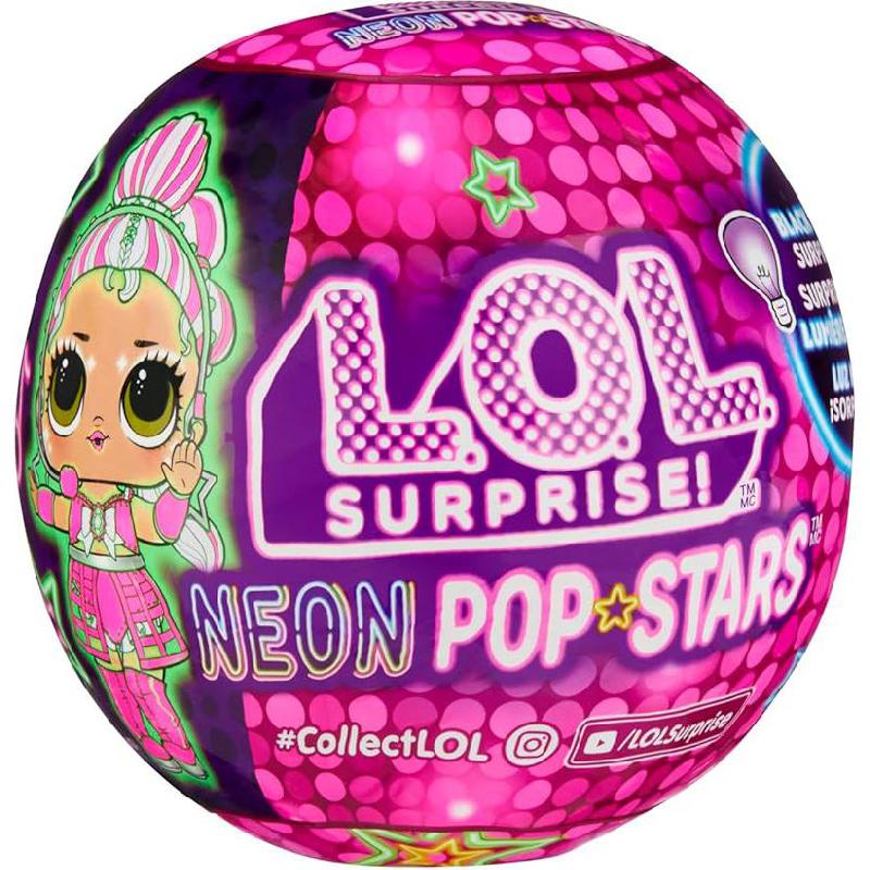 L.O.L. Surprise! Neon Pop Stars Tots - Assorted Toy Collectible