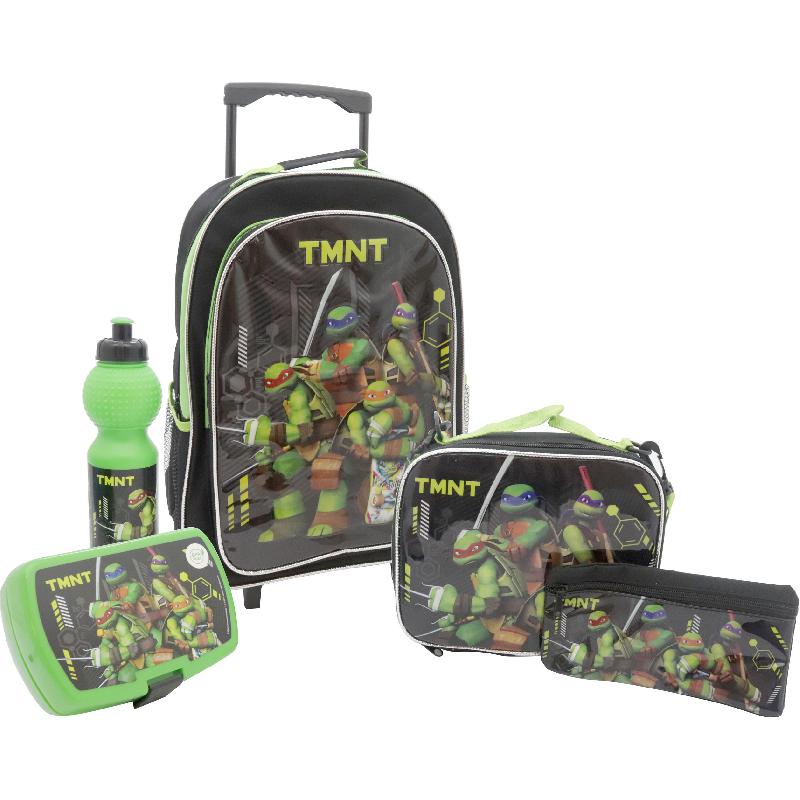Viacom TMNT 5-in-1 Value Set Trolley Bag with Accessory