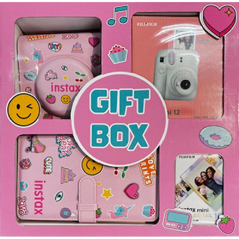 فوجي انستاكس ميني 12 طقم كاميرا فورية مع مستلزماتها | مكبرات الصوت والسماعات والالكترونيات | الكاميرات وكاميرات الفيديو | كاميرات رقمية