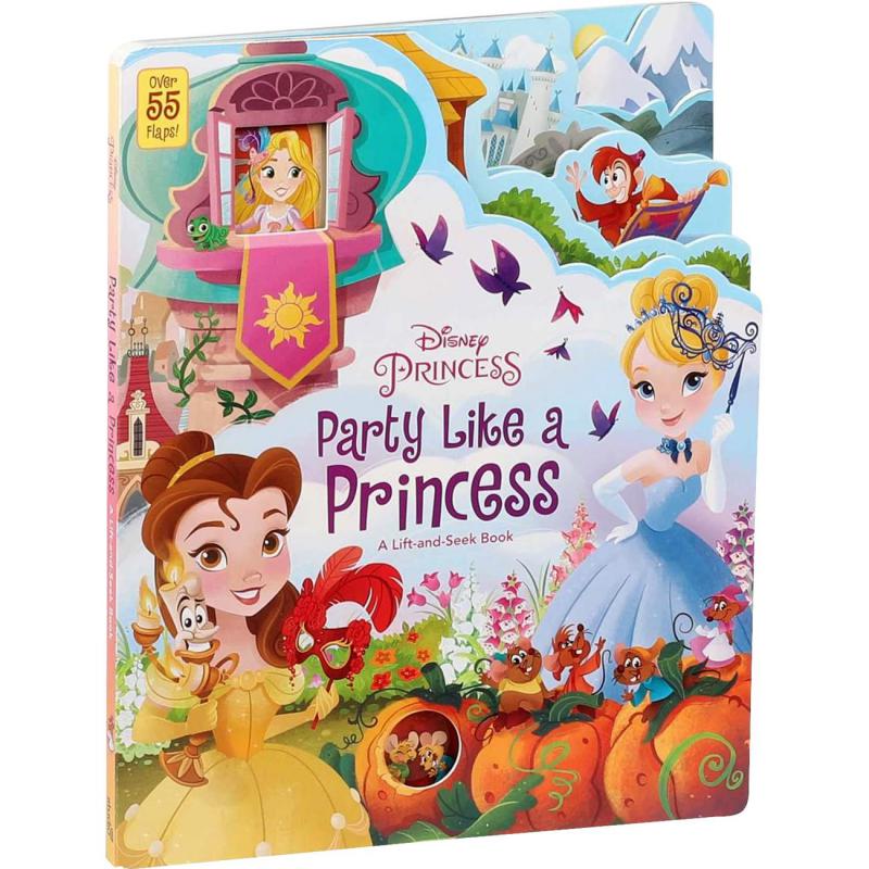 Disney Princess: Party Like a Princess - A Lift-and-Seek Book with Over 55 Flaps! | English Books | Children - Activity & Coloring | Children - Younger (6-9) | Children Look & Find (5 - 8) | Children Books | New Arrivals Disney Princess: Party Like a Princess - A Lift-and-Seek Book with Over 55 Flaps! | English Books | Children - Activity & Coloring | Children - Younger (6-9) | Children Look & Find (5 - 8) | Children Books | New Arrivals
