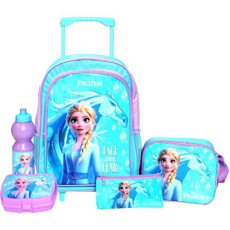 Disney Frozen 5-in-1 Value Set Trolley Bag with Accessory