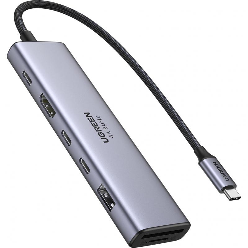 Ugreen UGREEN CM511 multi-port Hub Supports USB-C PD up to 100W, Supports HDMI up to 4K@60Hz