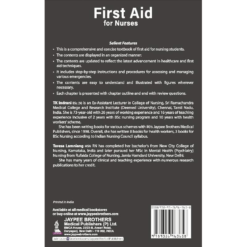 First Aid for Nurses | الكتب الطبية | التمريض | الكتب الانجليزية | وصل حديثاً | الشحن الدولي