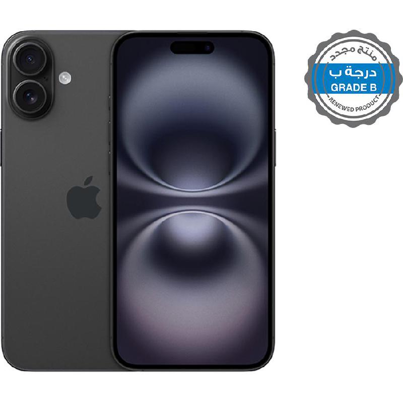 apple Apple iPhone 16 Plus 128GB Refurbished 128 GB / 6.7" / Apple A18 / iOS 18 / Rear: 48 MP + 12 MP/Front: 12 MP / 4K Video Recording, Slo-mo Video, 2X Optical Zoom, Night Mode / Splash, Dust and Water Resistant (IP68), Dynamic Island, Camera Control