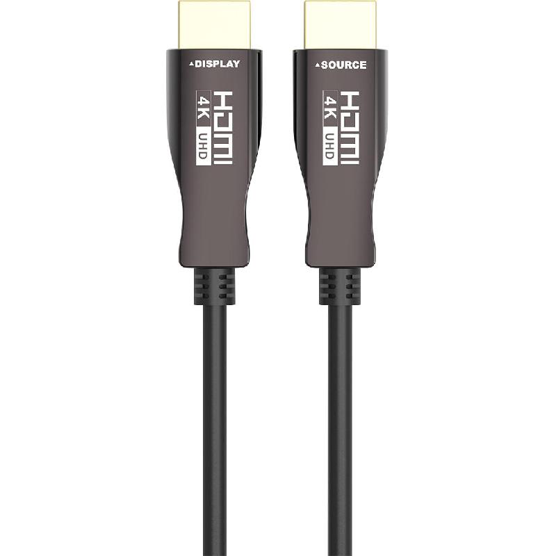 FeelTek FeelTek Mimir Fiber Optic 4k Hdmi Cable Av Cable HDMI AM to HDMI AM 2.0 AOC, 4K@60Hz
