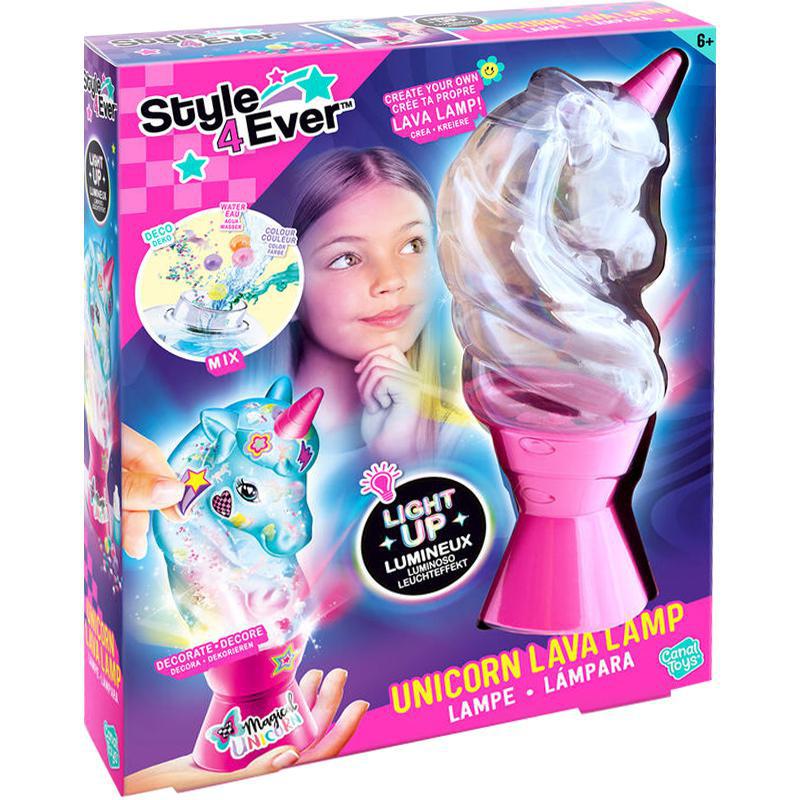 كانال تويز ستايل فورأفر مصباح لافا يونيكورن | أطقم الفنون اليدوية | ألعاب و وسائل تعليم الأطفال | لوازم الأ شغال اليدوية | وصل حديثا
