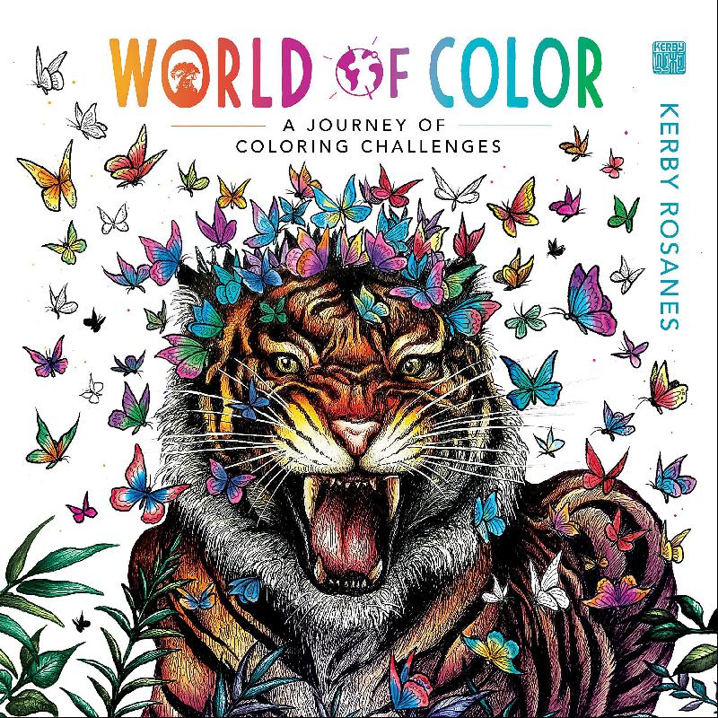 World of Color - A Journey of Coloring Challenges Journey | Coloring Books for Adults | New Arrivals | Crafts & Hobbies | English Books | Global Shipping
