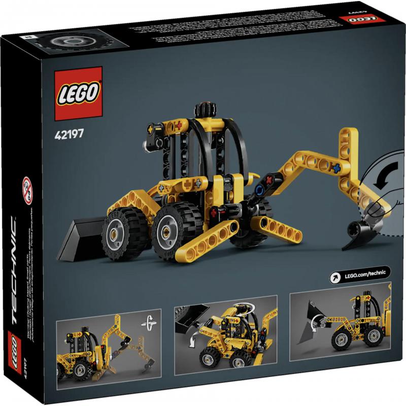 LEGO Technic Backhoe Loader Interlocking Bricks Figure, 7 Years and Above