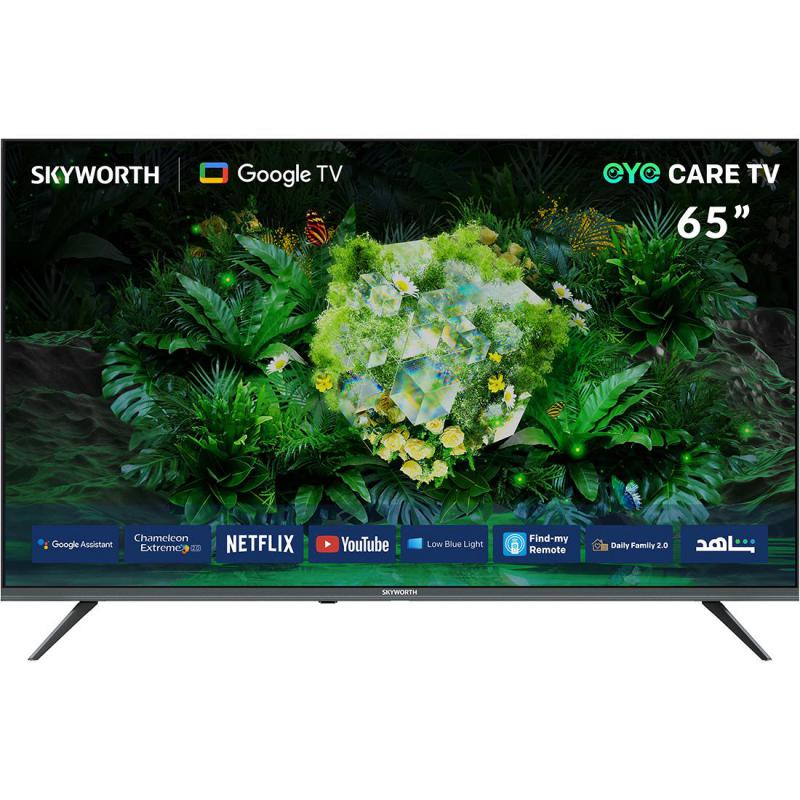 سكاي وورث 65 بوصة تلفزيون ذكي، دقة 4 كيه ضوء LED، 60‎ Hz، اسود، 65G6500G