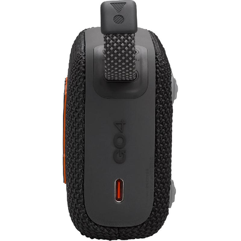 JBL GO 4 Portable Speaker, Bluetooth, up to 7 Hours Playtime, Black