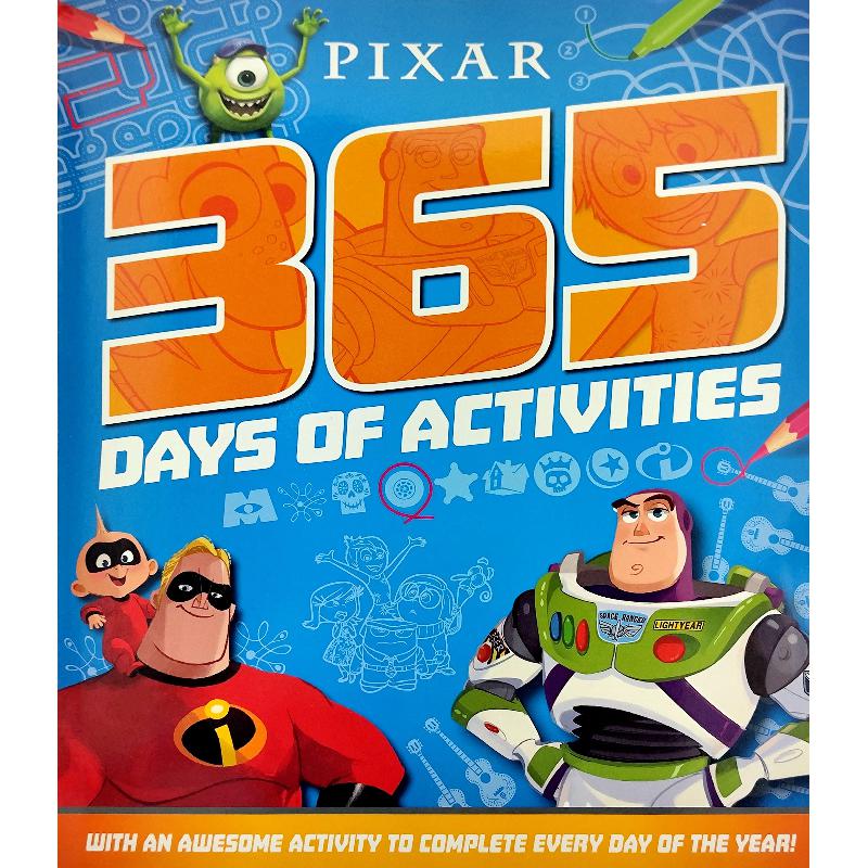 PIXAR: 365 Days of Activities | Children TV Series | Audio Books & Videos | English Books | Global Shipping | Children Books | Children 365 Stories (5 - 8)