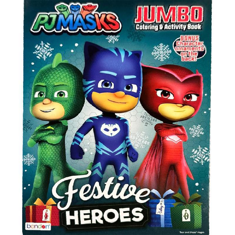 PJ Masks: Festive Heroes | Children Books | English Books | Children - Younger (6-9) | Global Shipping | Children Coloring Books (5 - 8)