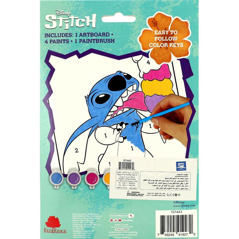 Disney Stitch Paint by Number Color Accessory Set | Toys & Kids Learning | Learning Aids | Painting & Coloring Activities | New Arrivals