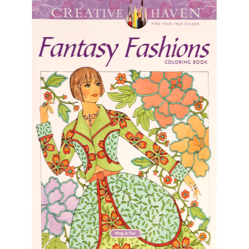 Fantasy Fashions | كتب تلوين للكبار | الهوايات والأشغال اليدوية | الكتب الانجليزية | وصل حديثاً | الشحن الدولي
