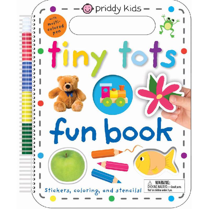 Tiny Tots Fun Book | الأطفال | الكتب الانجليزية | المراجع والموسوعات | الشحن الدولي | 9-6 كتب للناشئة سن | كتب ملصقات للاطفال (5 - 8)