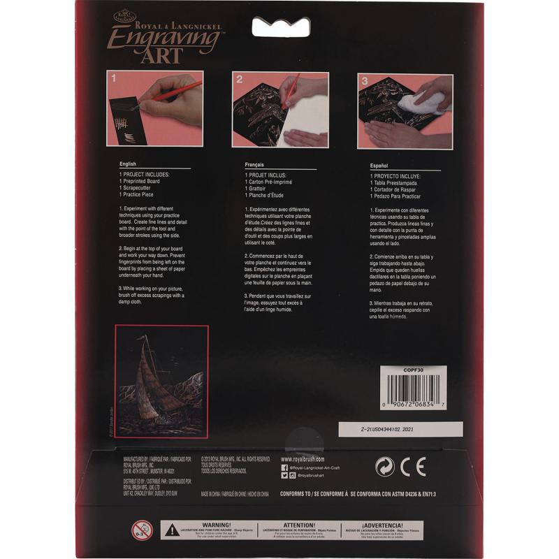 ROYAL & LANGNICKEL Engraving Art Copper Foil | Hobbies & Craft | Hobbies & Craft Accessories | Arts & Crafts | Scratch-Art
