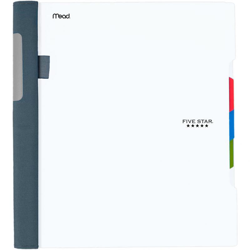 Five Star Advance Notebook, 8.5 X 11 in, 300 Pages (150 Sheets), 3 Subjects, College Ruled, Assorted, Color and Design May Vary