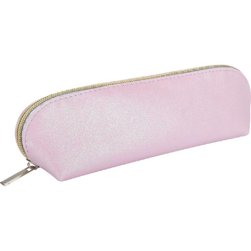 Soft Pencil Case, Compact, Durable, Elegant Zippered Design, Pink