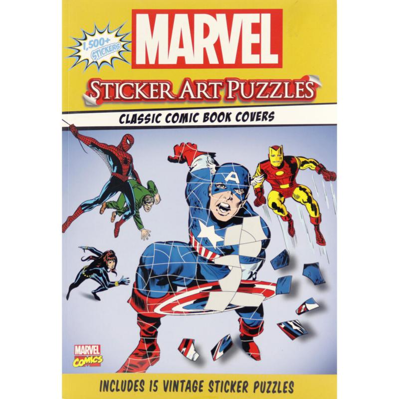 Marvel: Sticker Art Puzzles | English Books | Children - Reference/Ency | Children - Younger (6-9) | Children - Preschool (1-5) | Children Sticker Books (5 - 8) | Children Puzzle Books (3 - 5) | Children Books | New Arrivals
