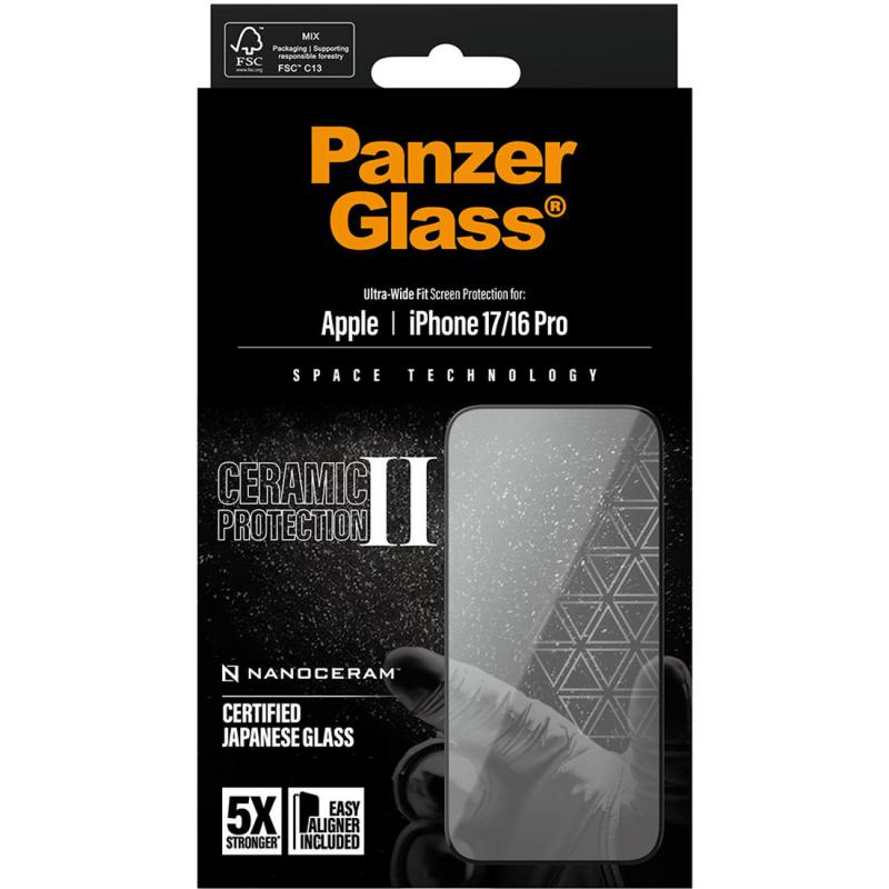 PanzerGlass Ultra-Wide Fit Ceramic II Smartphone Screen Protector | New Arrivals | Smartphone Accessories | Screen Protector & Privacy Filter PanzerGlass Ultra-Wide Fit Ceramic II Smartphone Screen Protector | New Arrivals | Smartphone Accessories | Screen Protector & Privacy Filter