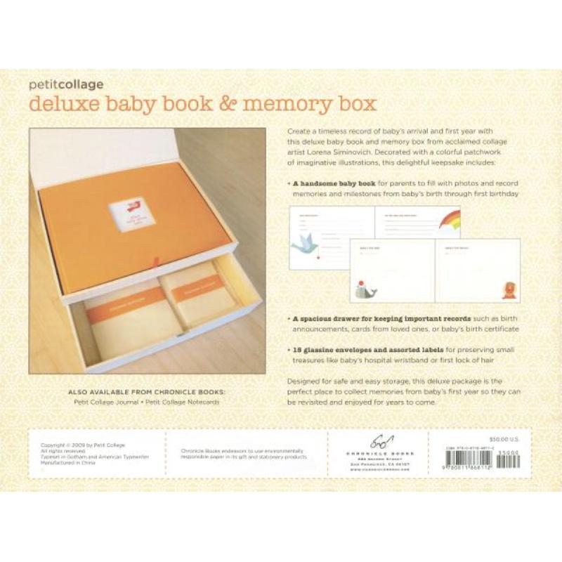 Deluxe Baby Book & Memory Box | الكتب الانجليزية | العناية بالطفل | الهوايات والأشغال اليدوية | الهوايات والأشغال | الشحن الدولي