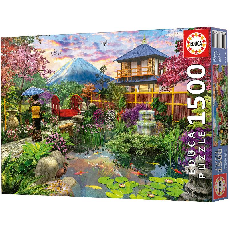 Educa 1500 Japanese Garden Picture Puzzle | Toys & Kids Learning | Puzzles | Puzzles & Skill Games | New Arrivals