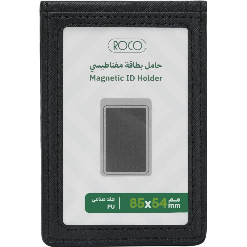 Roco Wallet Type ID/Card Holder, Black
