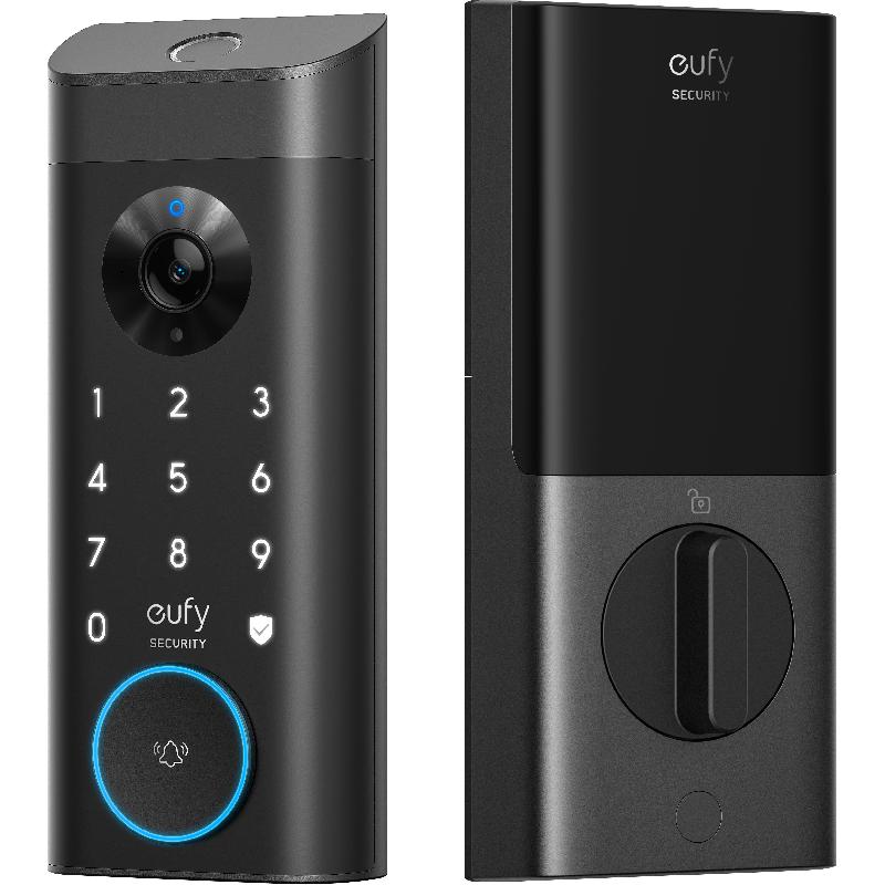 Eufy Eufy Video Lock E330 2K HD Camera, Dual Motion Sensors, AI Human Detection, Fingerprint Unlocking
