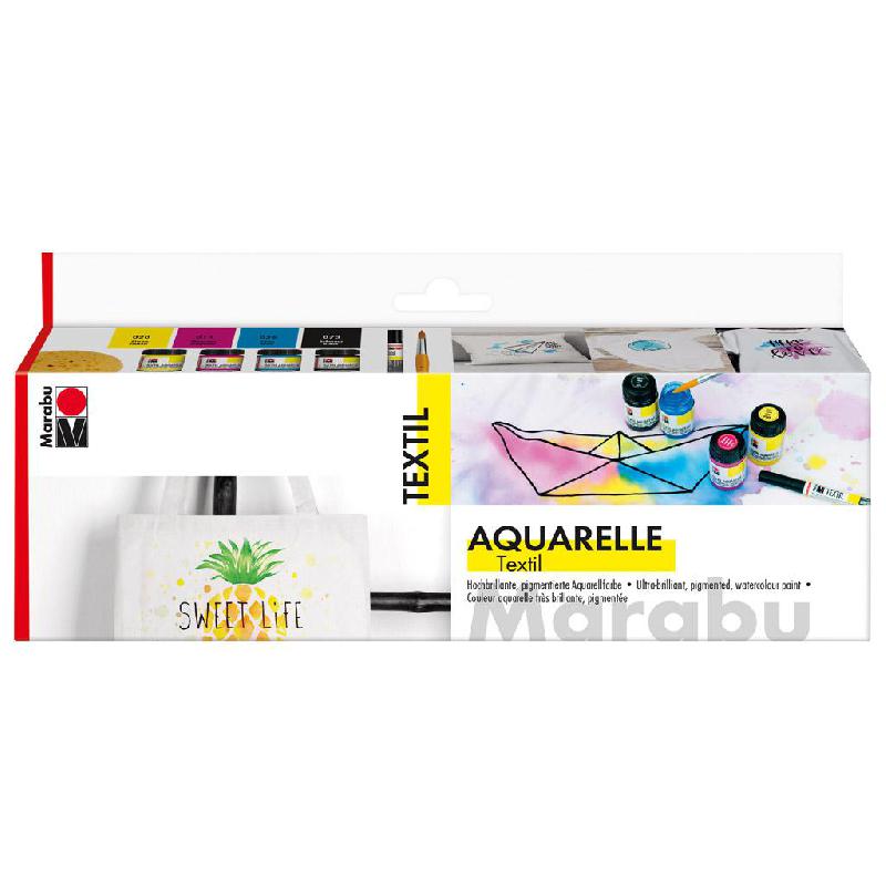 Marabu TEXTIL Aquarelle Starter Set