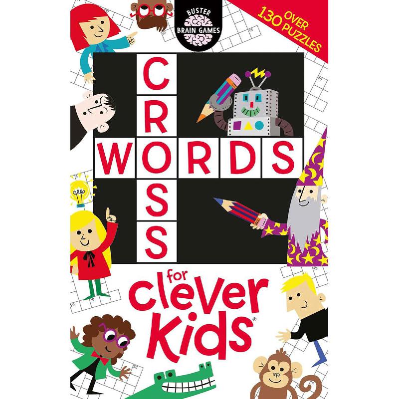 Crosswords for Clever Kids (Buster Brain Games) | Children Books | English Books | Global Shipping | Children Puzzle Books (3 - 5) | Children - Preschool (1-5)
