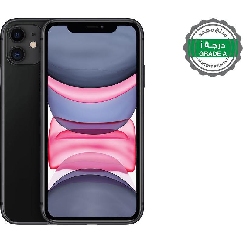 Apple iPhone 11 Black Renewed Grade A. Jarir Bookstore KSA