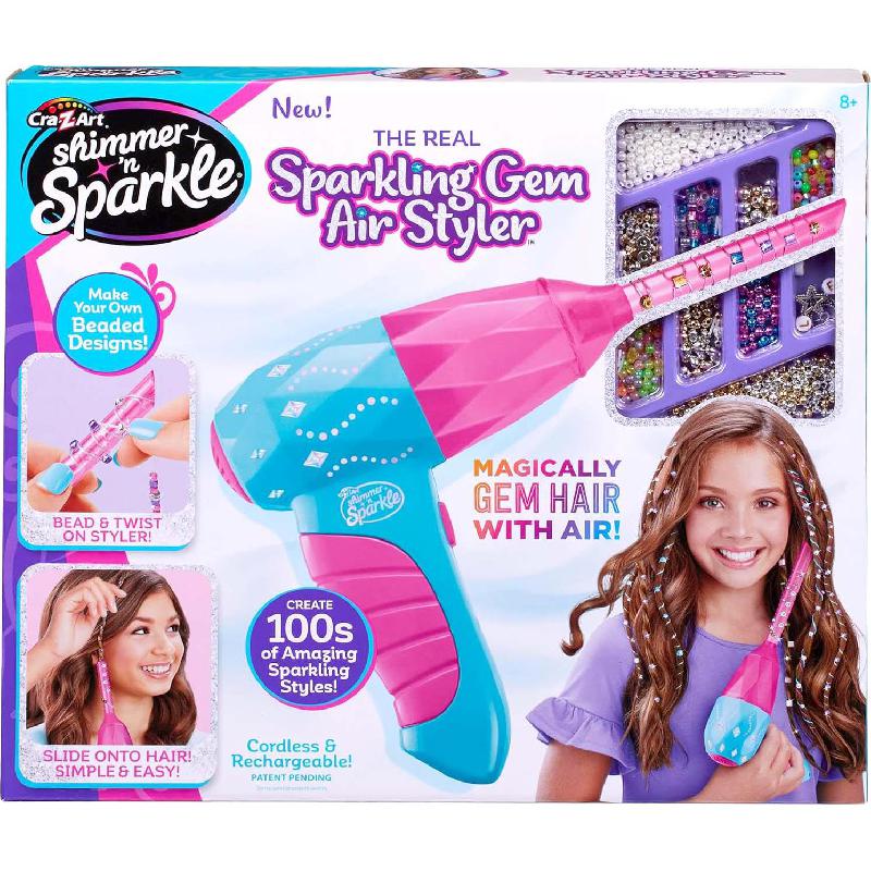 Cra-Z-Art Shimmer 'n Sparkle Sparkling Gem Air Styler, Assorted Color