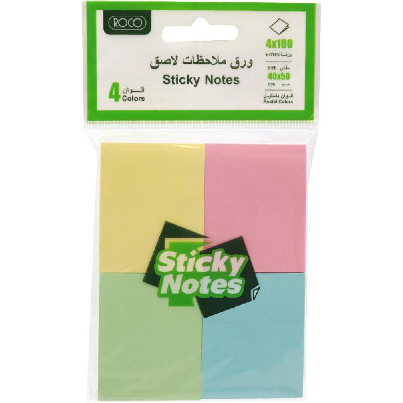 Roco Sticky Notes Assorted Pack