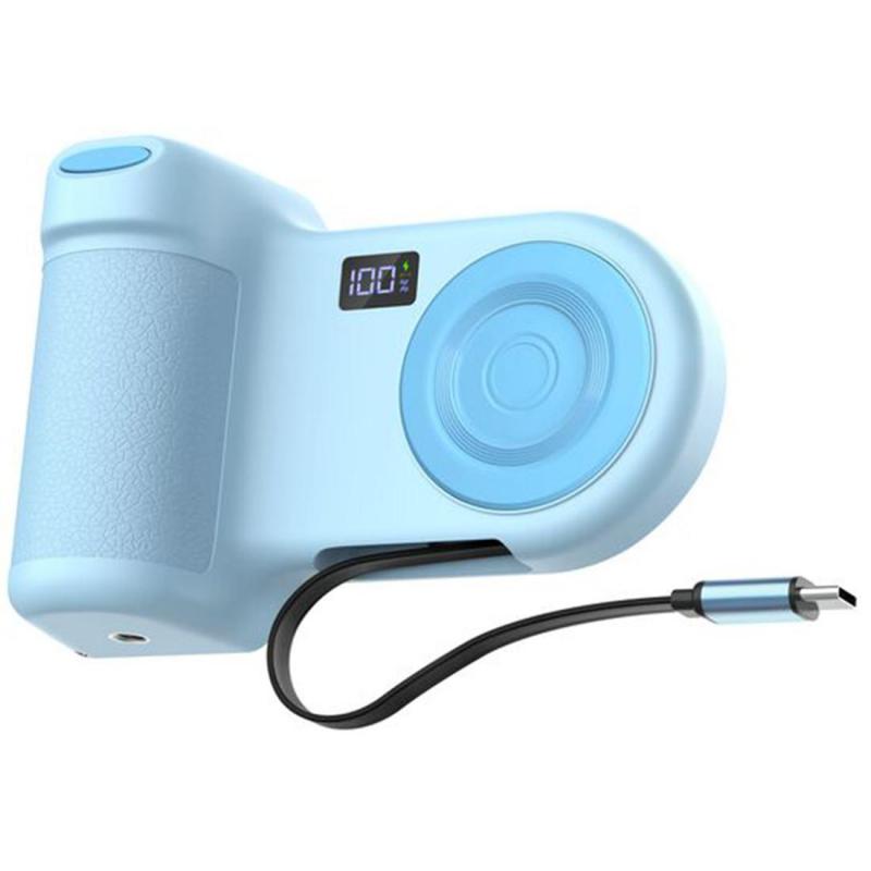 بيلكين بيلكين مقبض الكاميرا المغناطيسي ستيج باورغريب مع باور بانك أزرق 9300 mAh / LCD Screen | Tripod-ready with 1/4 inch Screw Thread | One-touch Shutter