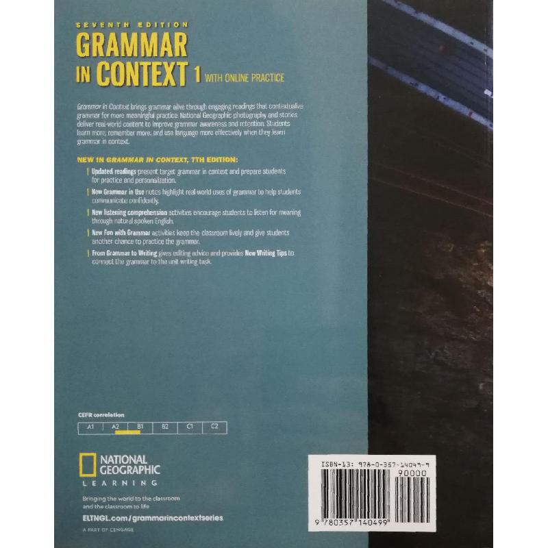 Grammar in Context 1, 7th Edition - with Online Practice 2