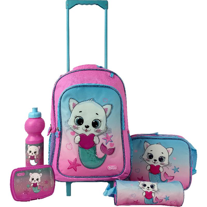 Roco Cat Mermaid 5-in-1 Value Set Trolley Bag with Accessory