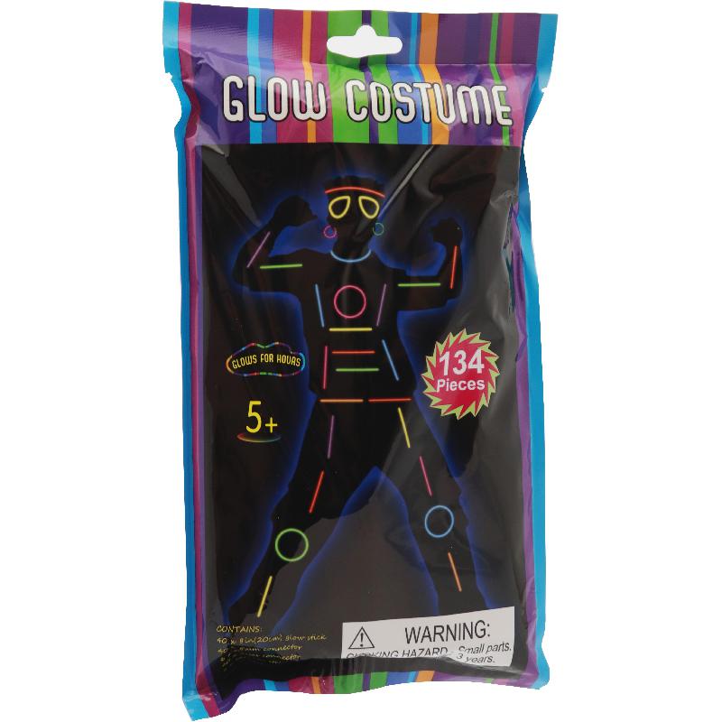 Top Glo Glow Stick, Costume, 216 Pieces