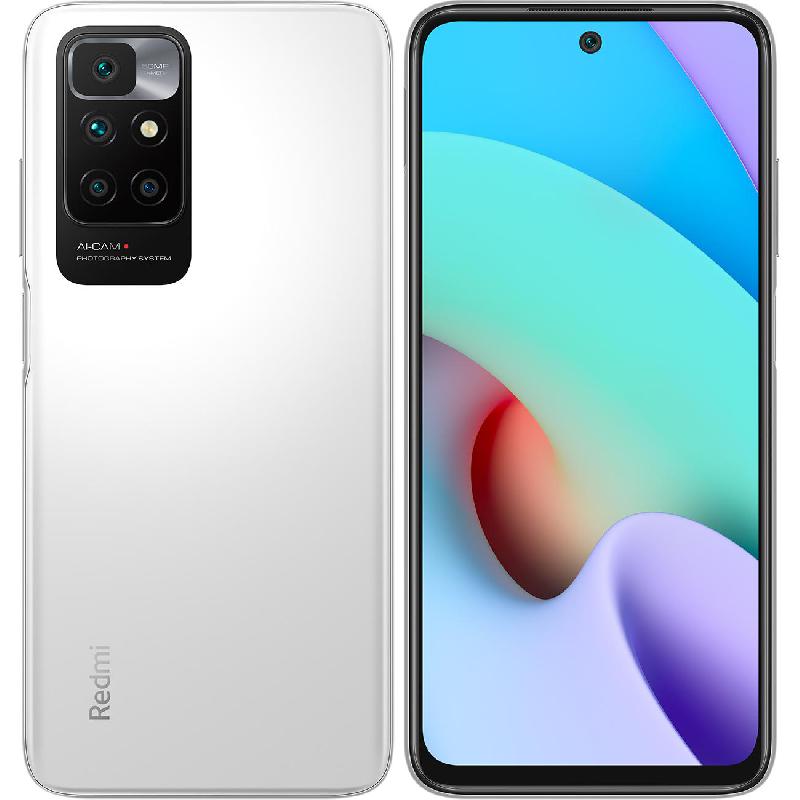 شاومي ريدمي 10 2022، 128 جيجابايت، 6 جيجابايت رام، ابيض 4‎G LTE، ميدياتك هيليو جي 88