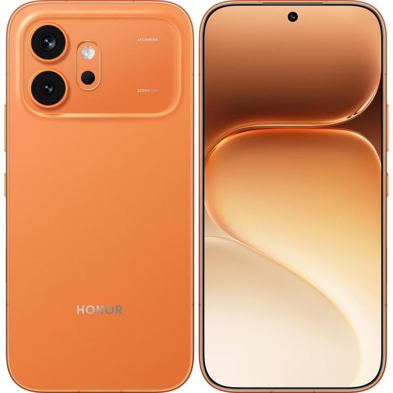 Honor 600, 256 GB, 12 GB RAM, Orange, 5G, Snapdragon 7 Gen4