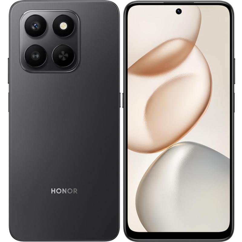 Honor X7d 5G, 128 GB, 6 GB RAM, Velvet Black, 5G, Qualcomm Snapdragon 6 Gen 3 (4 nm)