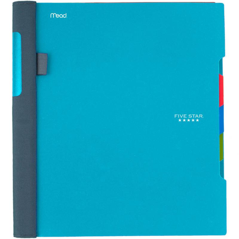 Five Star Advance Notebook, 8.5 X 11 in, 300 Pages (150 Sheets), 3 Subjects, College Ruled, Assorted, Color and Design May Vary